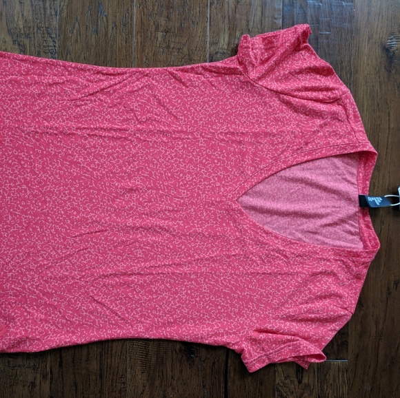 Adidas Women's Coral Red V-NECK - Picture 1 of 6